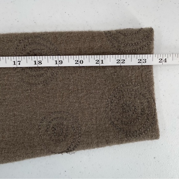 Carol Little Vintage Boiled Wool Spiral Detail Zip Pockets Unlined Jacket Casual - Picture 11 of 12